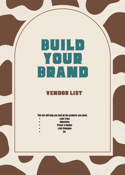 Build Your Brand Vendor List